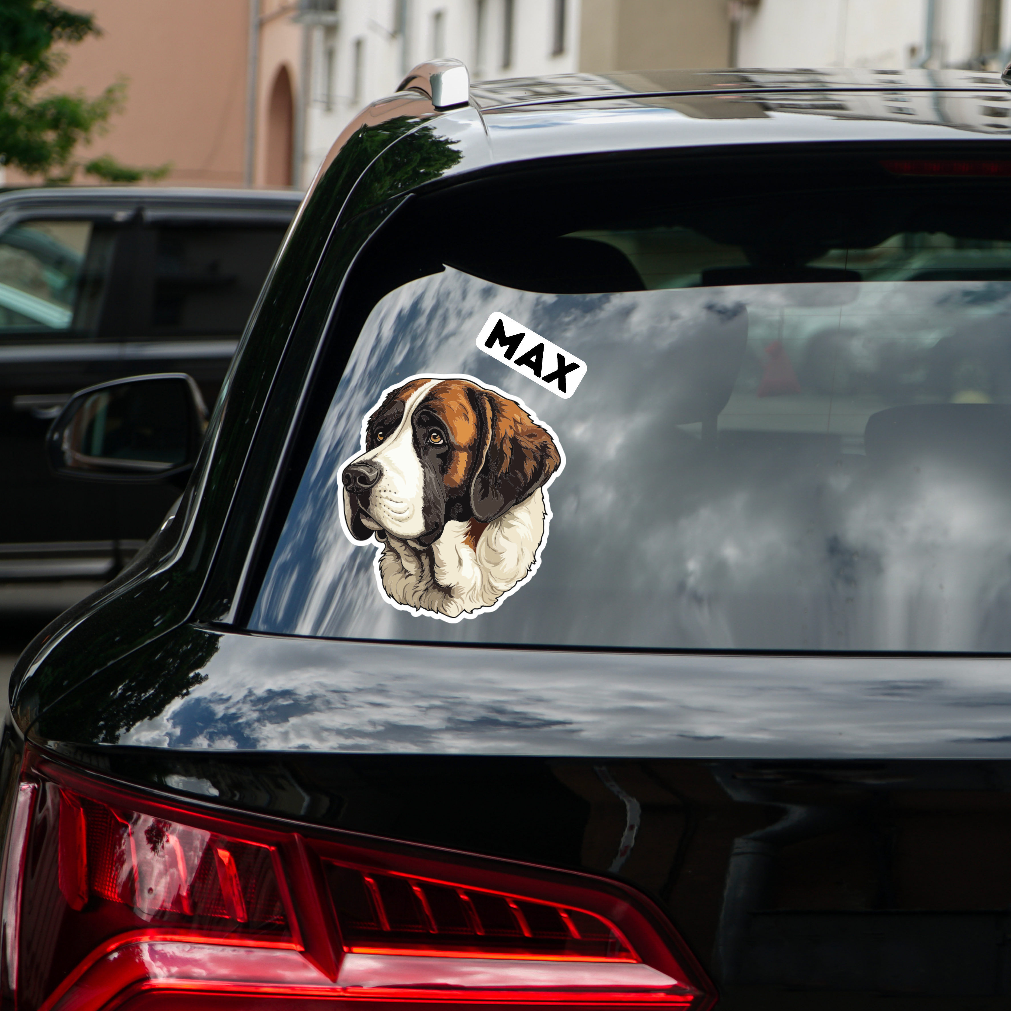 Nálepka na auto s menom - Bernardín